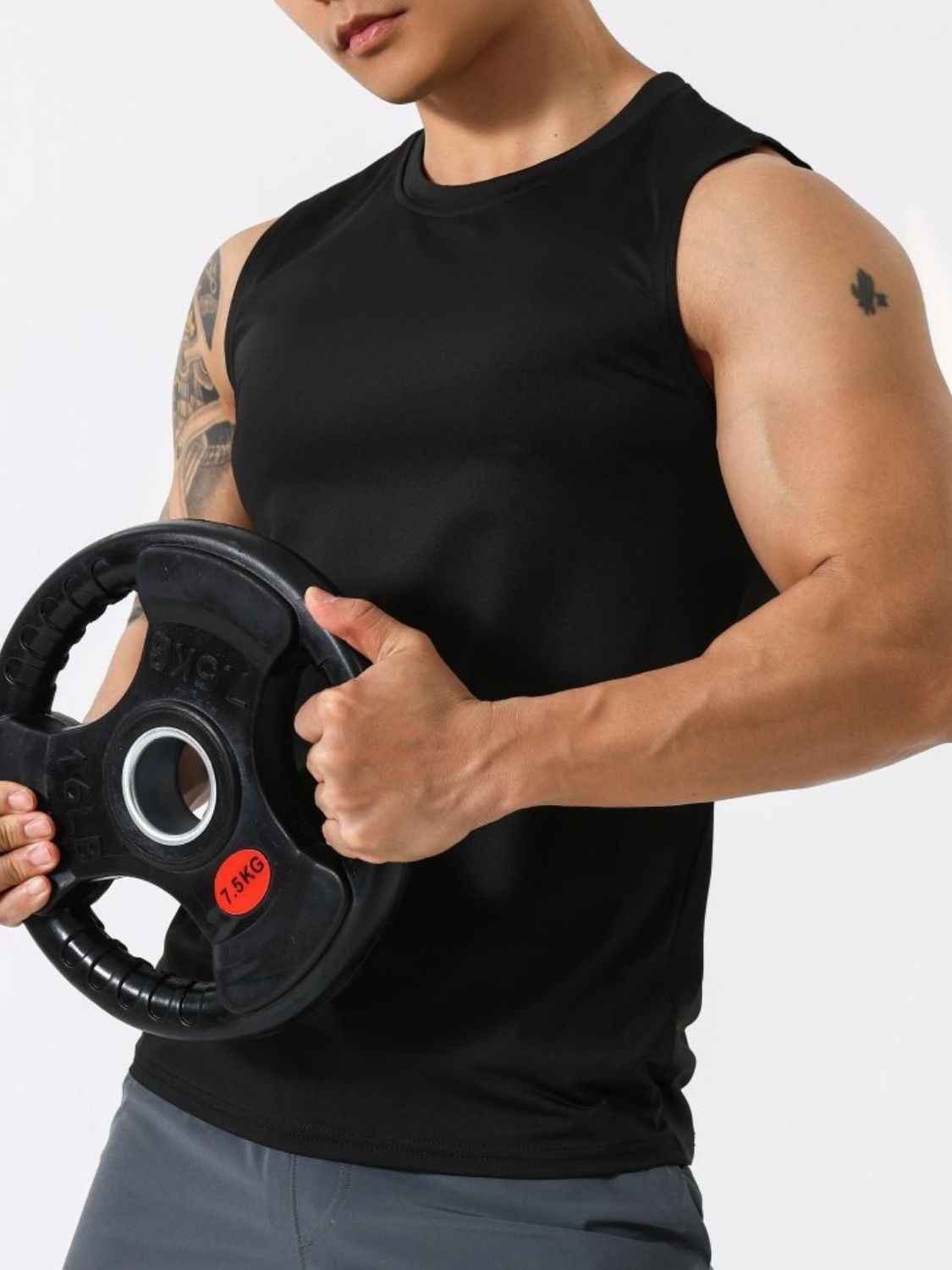 Men's Solid Active Tank - Damned Threads